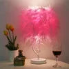 Feather Table Lamp