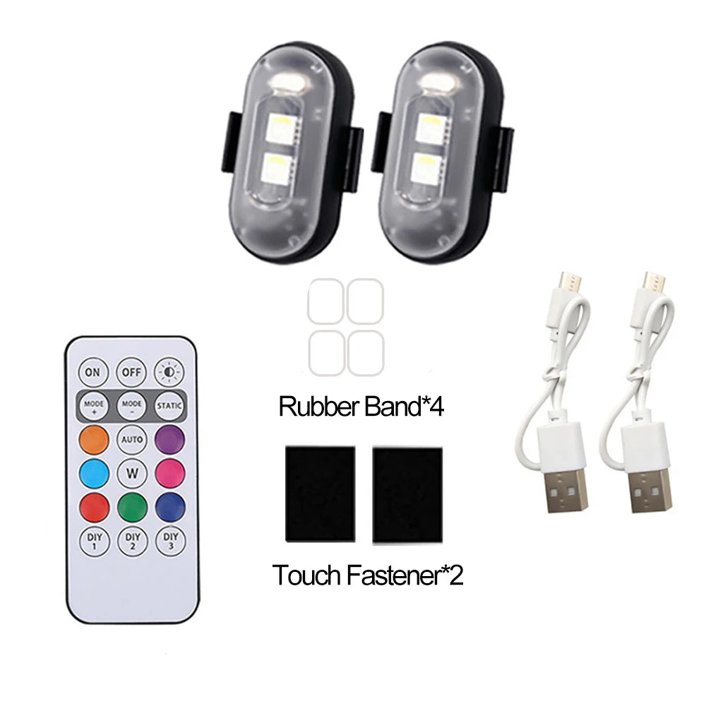 Wireless RGB Strobe Lights