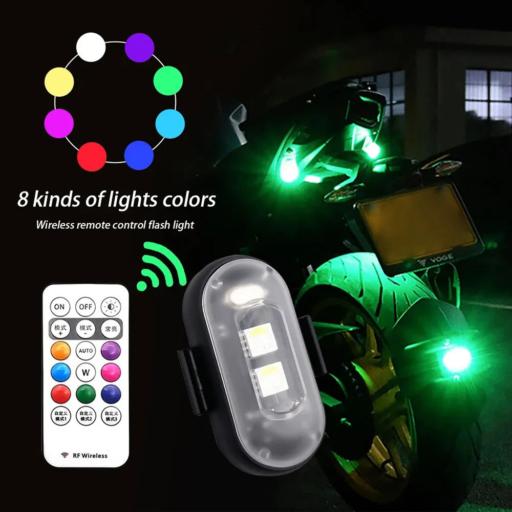 Wireless RGB Strobe Lights