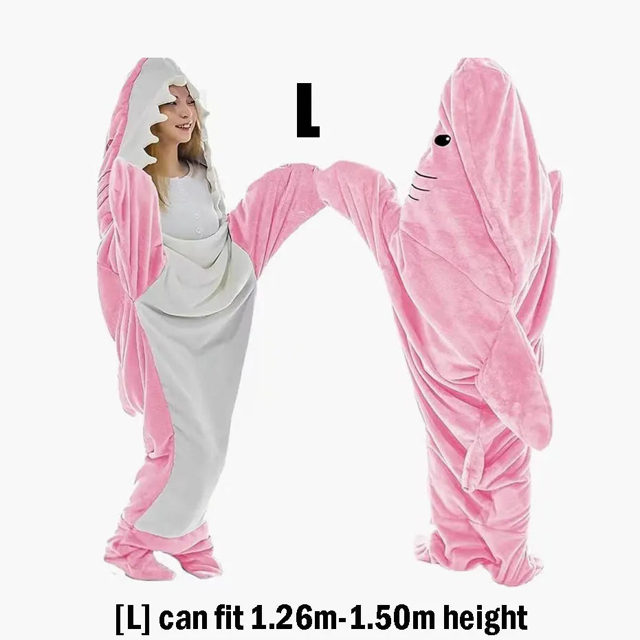 Shark Hoodie Blanket
