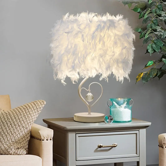 Feather Table Lamp