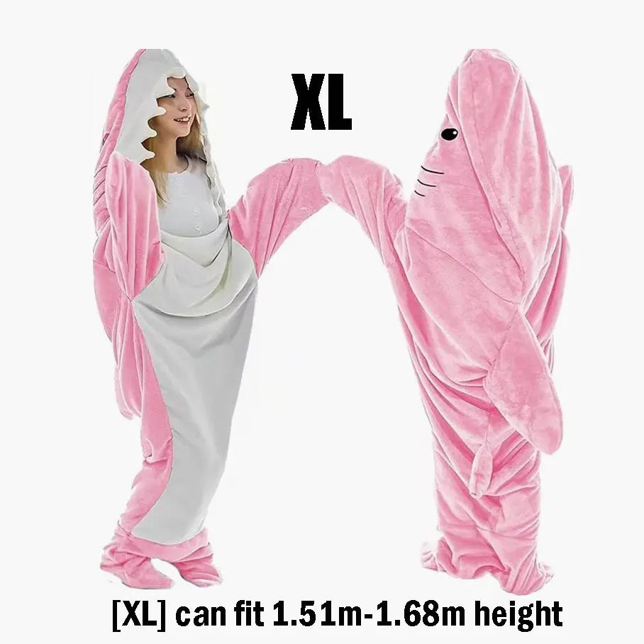 Shark Hoodie Blanket