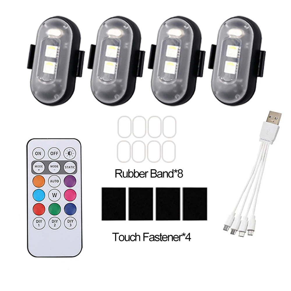 Wireless RGB Strobe Lights