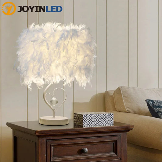 Feather Table Lamp