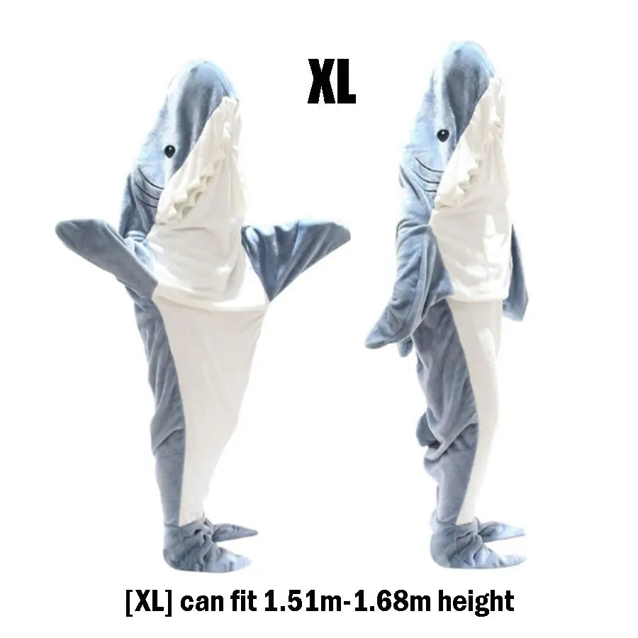 Shark Hoodie Blanket
