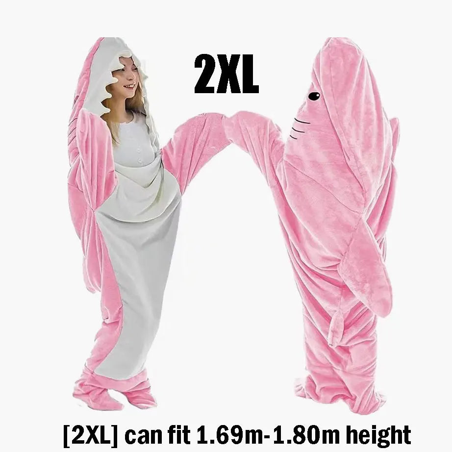 Shark Hoodie Blanket