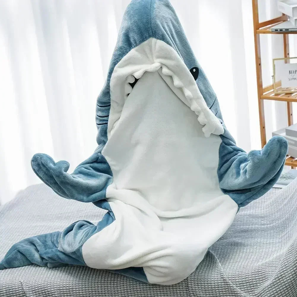 Shark Hoodie Blanket