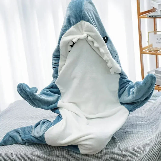 Shark Hoodie Blanket