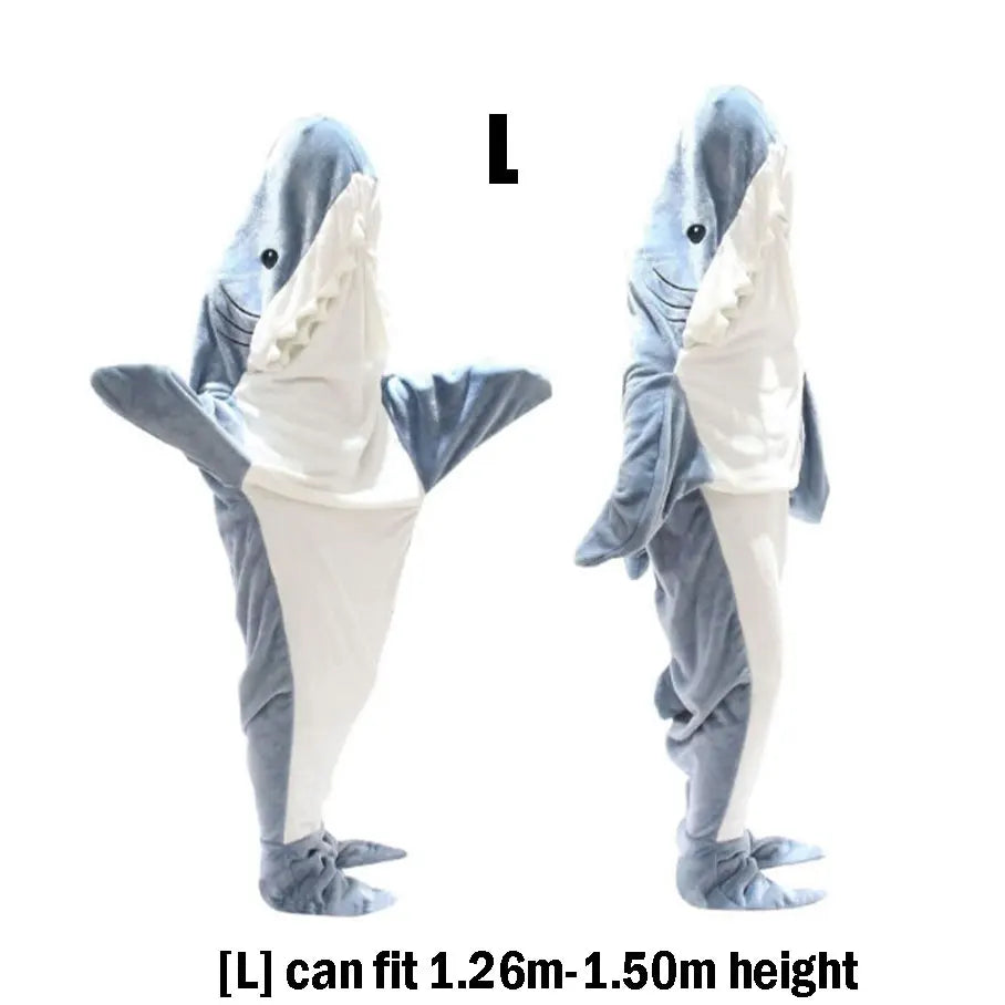 Shark Hoodie Blanket