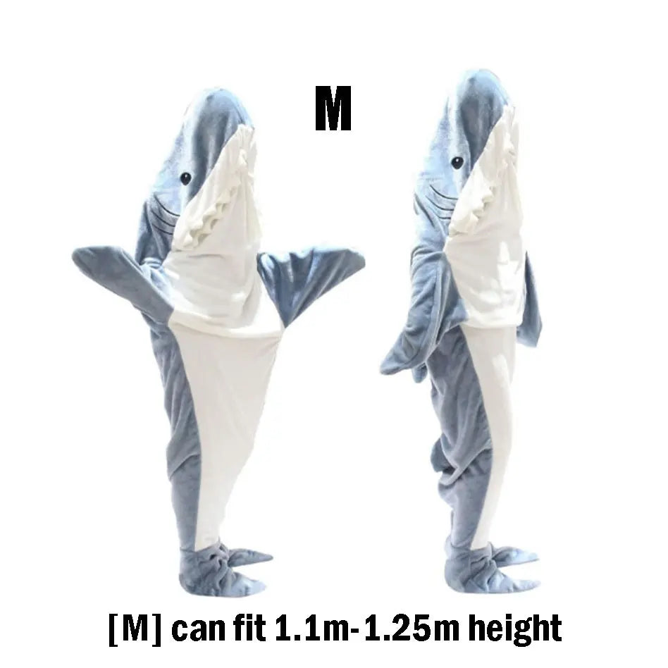 Shark Hoodie Blanket