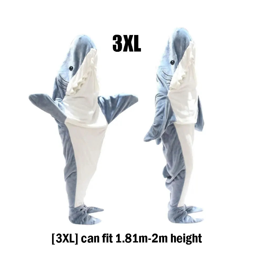 Shark Hoodie Blanket