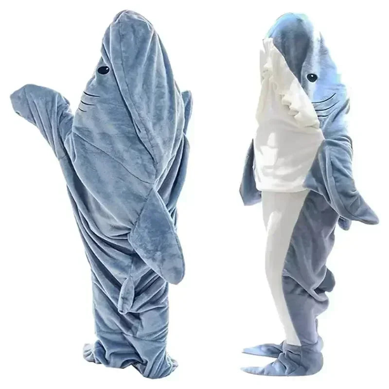Shark Hoodie Blanket