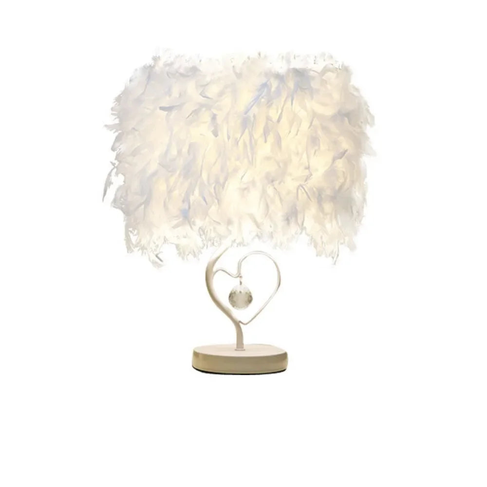 Feather Table Lamp