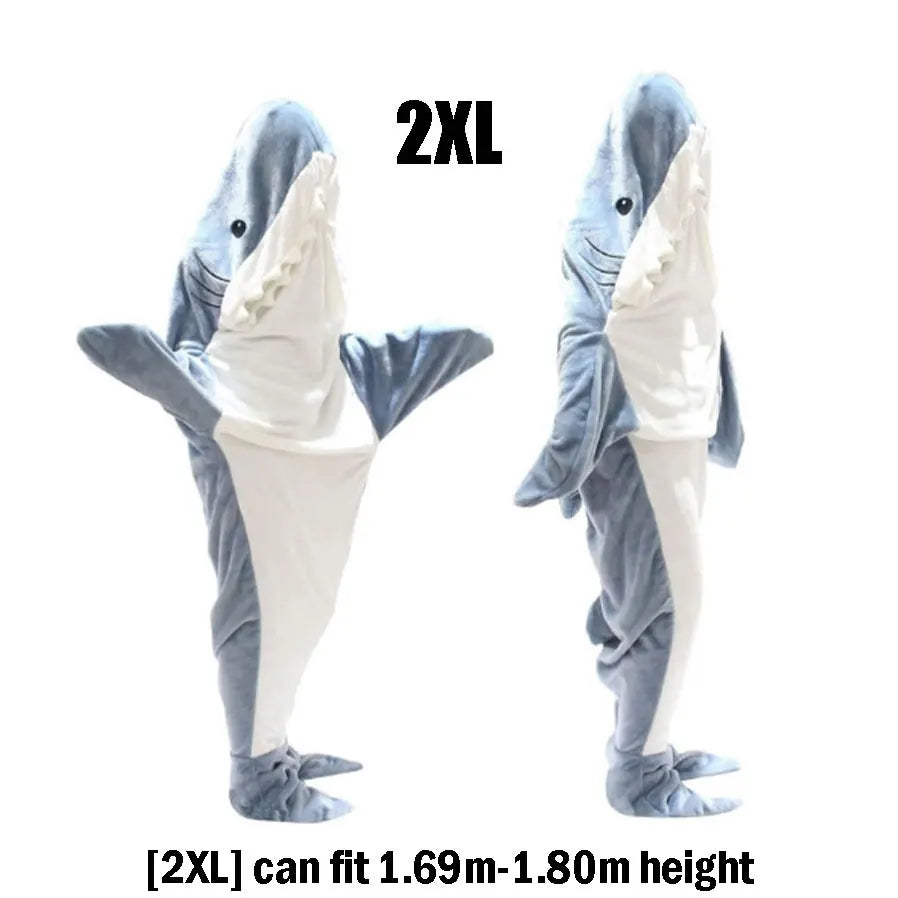 Shark Hoodie Blanket